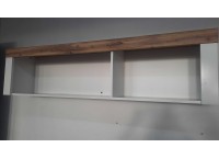 LIVING HOLTEN HANGING CABINET OPEN SHELF OAK/WHIT